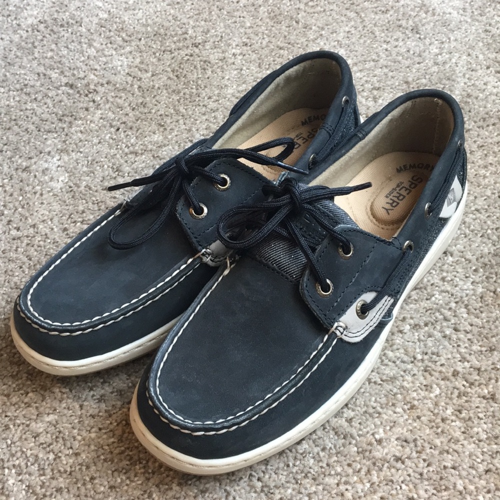 Charcoal Sperry’s - Brand New